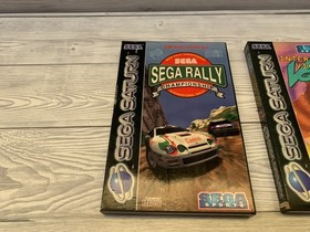 Sega Saturn Games Bundle Sega Rally Championship & International Victory Goal