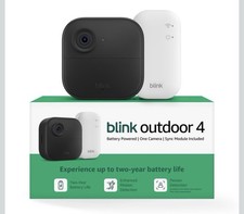 Blink Outdoor 4 Wireless Security Camera System w/ Sync Module - Brand New