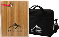 EASTROCK Travel Cajon Box Drum Portable Wooden Hand Drum with Internal Guitar