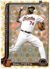 Felix Bautista 2025 Topps Series 2 Holiday Sun Foil Card #423