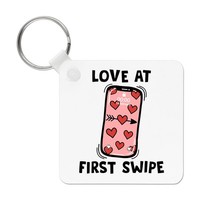Liebe At Erste Swipe SchlüSselanhäNger Valentinstag Freundin Boyfriend Lustig