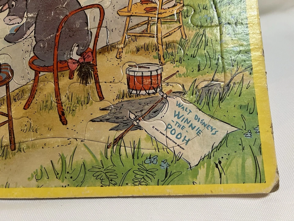 2 PUZZLES JAYMAR WINNIE THE POOH VINTAGE AÑOS 60 Foto 3 de 4