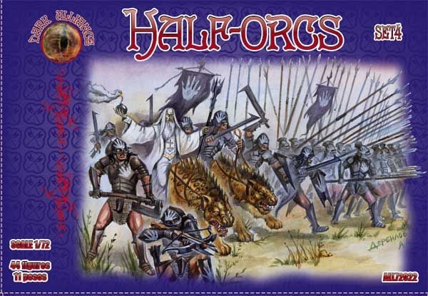 Alliance 72022 - 1:72 Half-Orcs, Set 4 - New