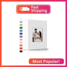 Artfeel Photo Album 4x6 with 100 Pockets,Slip-in Picture Albums,Linen Cover Memo