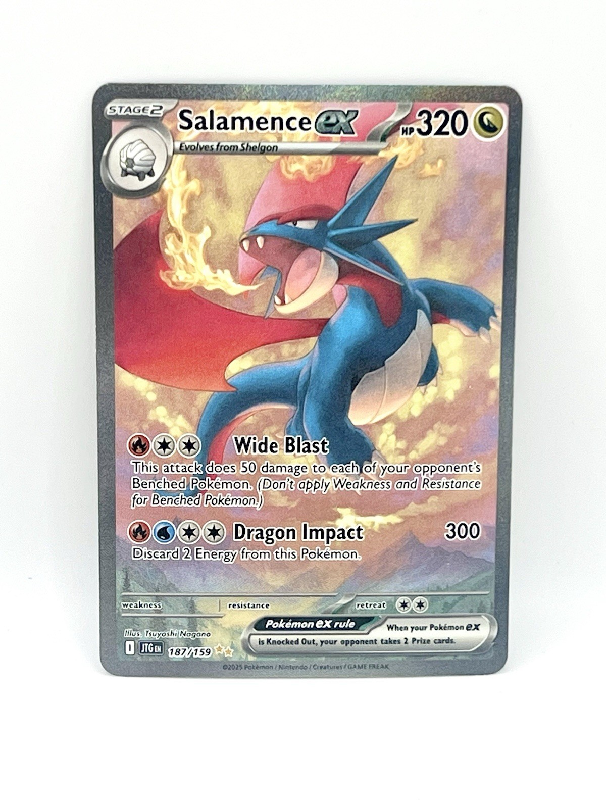 Salamence ex 2025 Scarlet & Violet: Journey Together #187/159