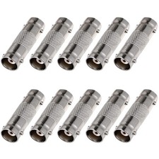 BNC Female to Female Connector 10-Pack CCTV
