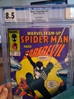 Marvel Team-up 141 Cgc 8.5 NEWSSTAND Variant 1984 1st Black Costume Venom VF/ NM