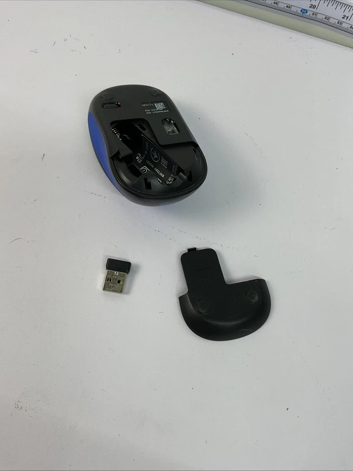 Logitech M317c Wireless Mouse - Blue Aurora - Image 3 of 3