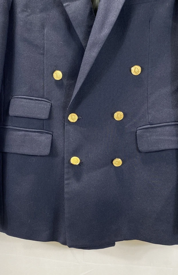 Blazer Christian Dior Hombre Azul Marino Talla M Foto 4 de 4