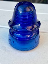 Hemingray cd 162 No. 19 in a beautiful COBALT Blue, its a stunning insulator.