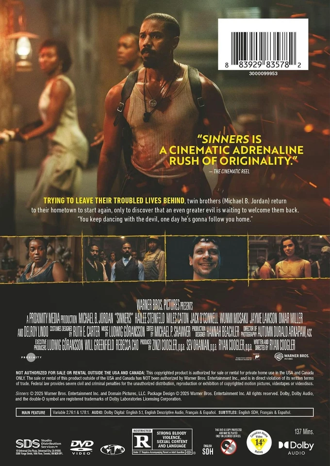 Sinners DVD  NEW Foto 4 de 4