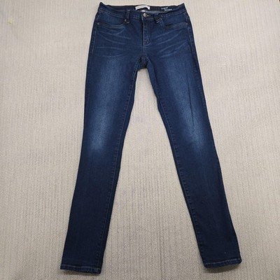 Henry & Belle Jeans Womens 28 Blue Super Skinny Dark Wash Stretch Denim Zip Fly