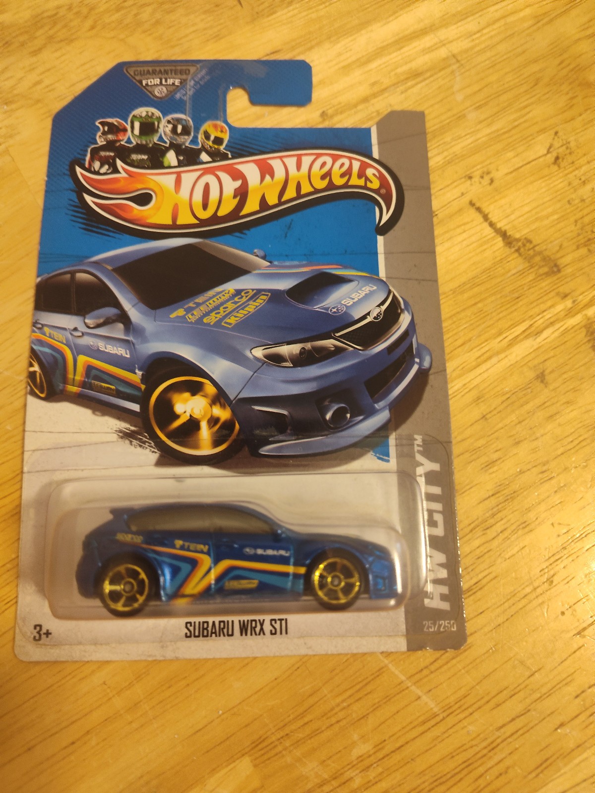 Hot Wheels Subaru WRX STi Metalflake Dark Blue New #25 HW City 2013 X1926