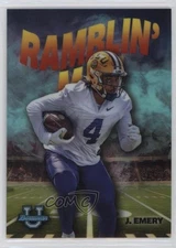 2022 Bowman U Chrome Ramblin' Man Aqua Refractor /150 John Emery Jr #RM-7 15al