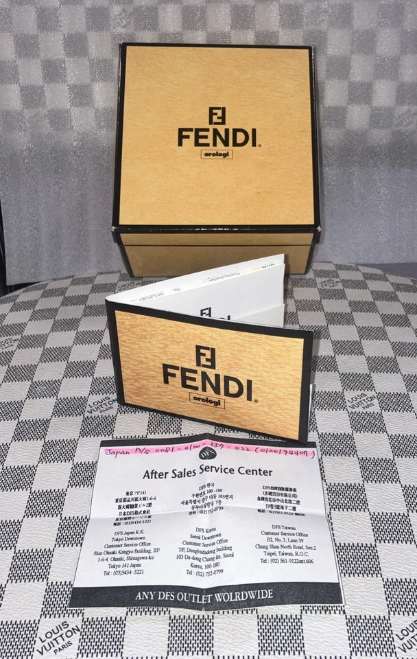 Reloj Fendi Caja Vacía, Papeles y Tarjeta. Foto 2 de 4