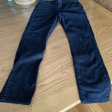 CHILDRENS PLACE BOYS Dark BLACK 18 STRAIGHT adjustable waist pant W STRETCH 31  L