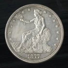US Coin 1877 S Trade Dollar Silver Seated Liberty NO RESERVE!