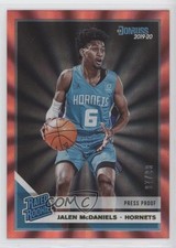 2019 Panini Donruss Rated Rookie Press Proof Red Laser 97/99 Jalen McDaniels o1h