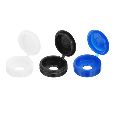 #ad 210Pcs Screw Cover Caps Snap Washer Covers Folding Screw Cap Blue White Black AU $18.86