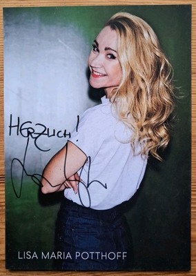 Lisa Maria Potthoff Orig Autogramm signiert Sarah Kohr Eberhofer uvm - AK