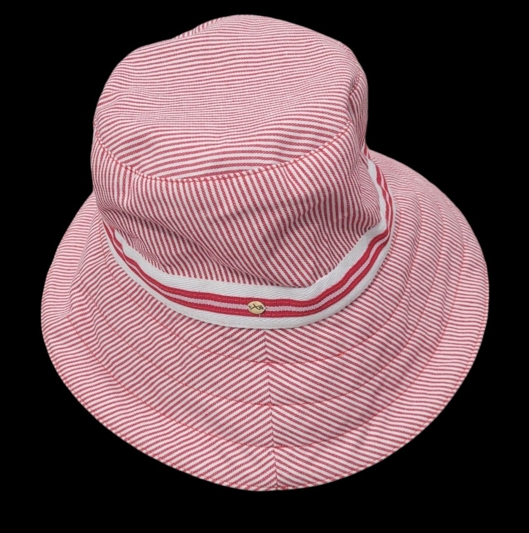 Betmar‎ Striped Bucket Hat Betmar Beach Ladies Stripe Fashion Statement Bucket/Floppy  main image 3