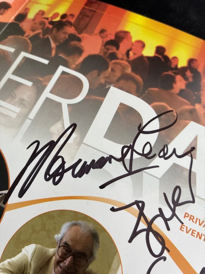 Programa Paley After Dark 2008-2009 firmado por Norman Lear, Dave Brubeck y Alan Foto 4 de 4