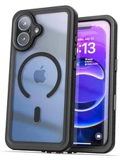  for Waterproof Case with Camera Control Capture Button [IP-68] iPhone 17 Clear