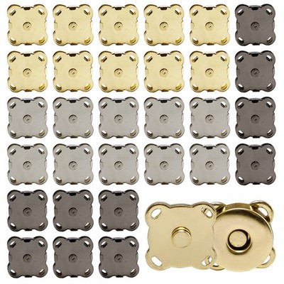 30 Piece Plum Magnetic Snap Buttons for Clothes Purse Handbag Scrapbook Homem...