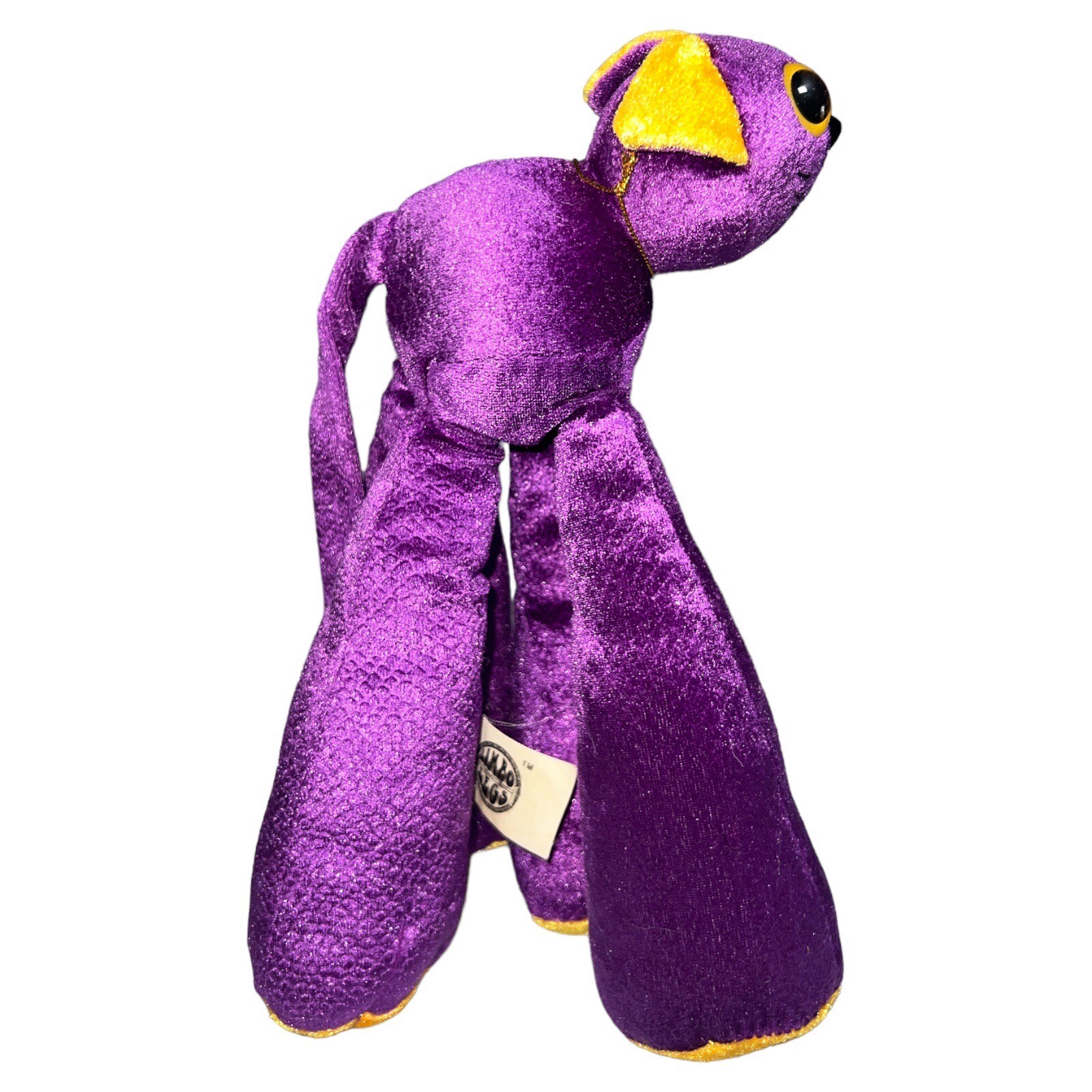 Jakks Pacific Limbo Legs 9" Purple Carol The Cat Plush Stuffed Animal