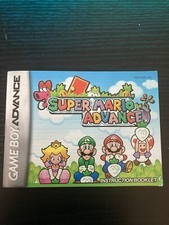 Super Mario Advance Nintendo Game Boy Advance Manual Only ~ Instruction Booklet