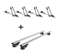 4X FahrradträGer Sagittar+DachträGer VDP004 L FüR FüR Audi A4 Avant 8E/B7 04-'08