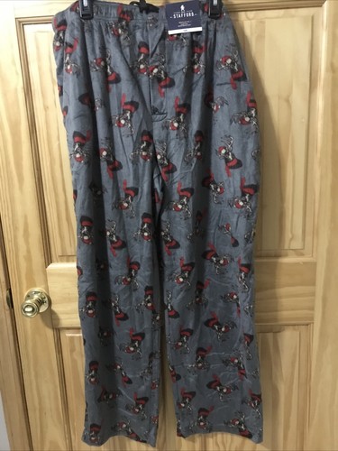 STAFFORD - MENS - LOUNGE PANTS - GRAY - SIZE XXL NWT (5-TW-25) - Picture 3 of 6