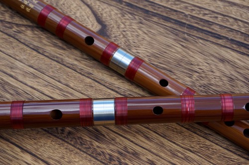 Chinese Dizi, Chinese Bamboo Flute Crafted By Master DONG 董雪華製作专业級竹笛 -- 笛子 - Picture 4 of 15