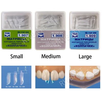 Dental Clear Matrix TOR VM Anterior Matrices Bow BT Matrices Fits Bioclear L/M/S