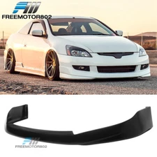 Fit 03-05 Honda Accord Coupe HFP Style PU Front Bumper Lip Spoiler