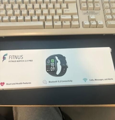 2.01'' Fit-PRO Black Waterproof 2024 SmartWatch iOS/Android OpenBoX NEVER USED