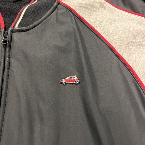 Mini Cooper Jacket Mens Size L Black Jersey Full Zip Pack Away Water Repellent - Picture 3 of 10