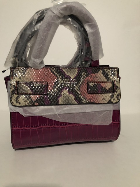 guess crocodile handbag