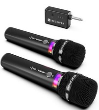 Wireless Microphone Rechargeable Wireless Dual Microphones With Onetoone Chip Co