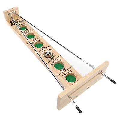 WE Games Shoot The Moon, 1940's Nostalgia Game, Solid Natural Wood, 18 inches