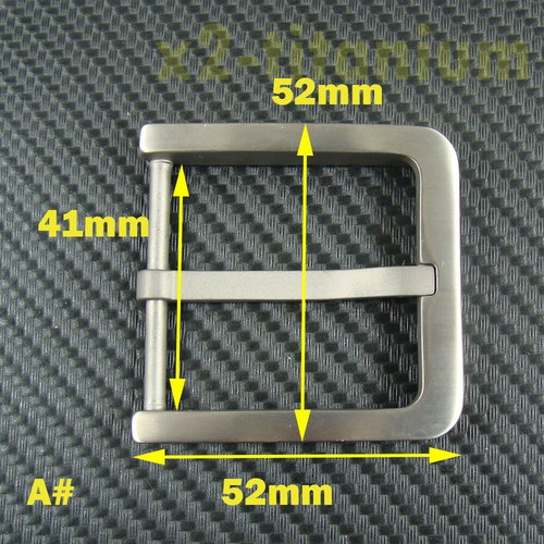 Titanium anti-allergy Hollowed out Belt Buckles for 1.5" or 1.3" belt XZ297 - Picture 3 of 9