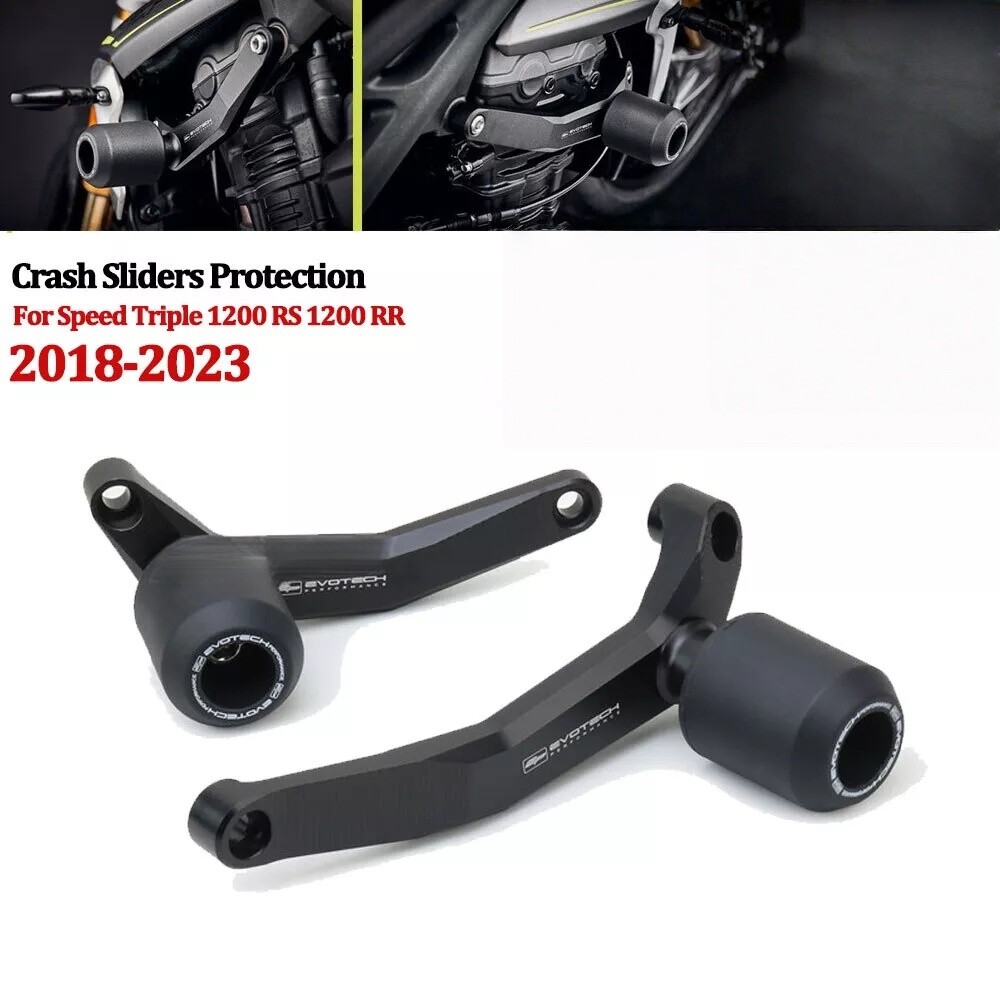 For Speed Triple 1200 RS 1200 RR Frame Slider Crash Pad Fairing Guard Protector