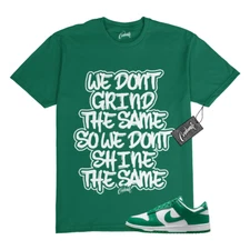 Dunk Malachite Green White Low T Shirt Match DIFF