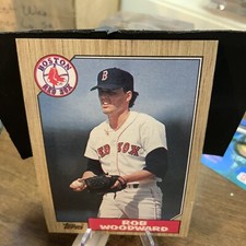 Rob Woodward #632 Topps 1987 Baseball Card (Boston Red Sox)