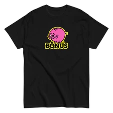 BONUS Iceland Supermarket Pink Piggy Bank Logo Tee Reykjavik Iceland Souvenir