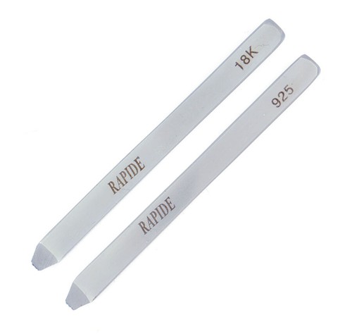 375 925 18K SILVER GOLD GULD KARAT CARAT STAMP STAMPING PUNCH STRAIGHT HALLMARK - Picture 12 of 14