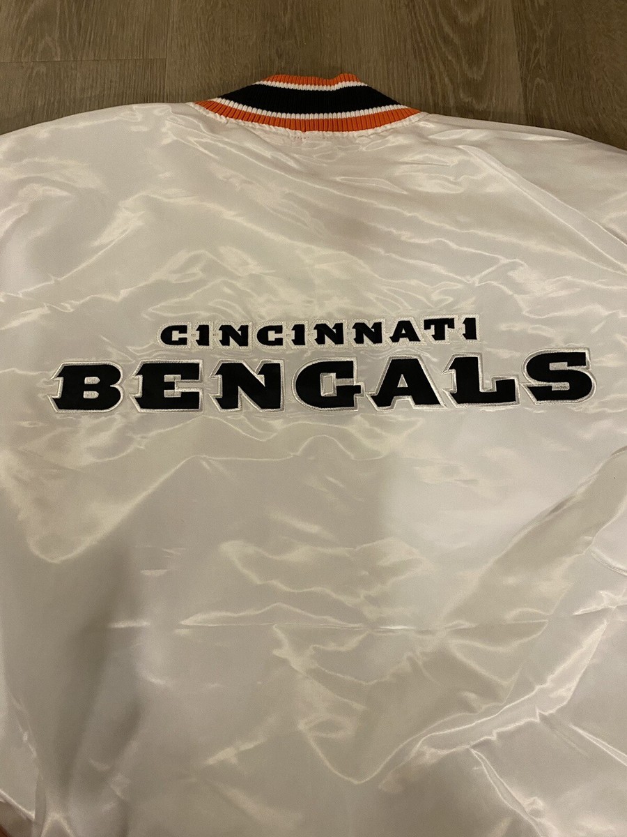 90s Cincinnati BENGALS スタジャン Mサイズ 90's Chalk Line “NFL Cincinnati Bengals” スタジャン ナイロン
