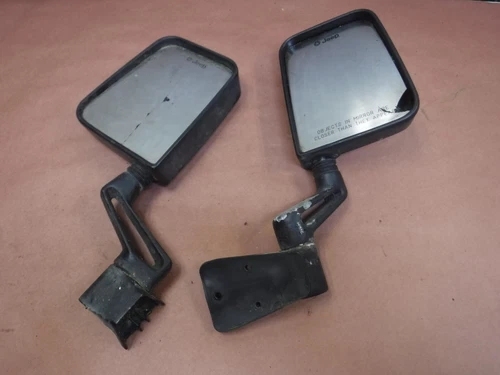 Jeep Wrangler YJ TJ 87-06  Exterior Door Mirror Set Factory PARTS ONLY Free Ship