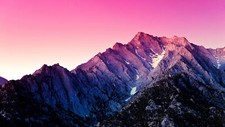 Landscape mountain pass mountains nature low Custom Gaming Mat Desk