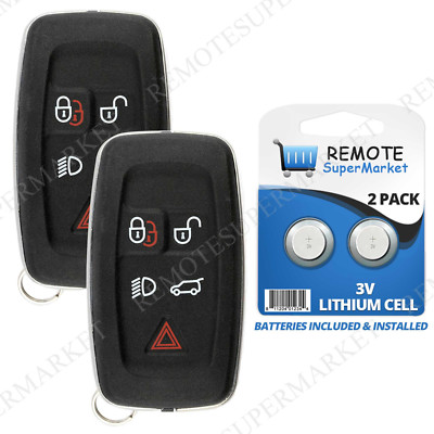 2 Replacement for Land Rover 10-15 LR4 Range Rover Sport 12 Evoque Remote Fob